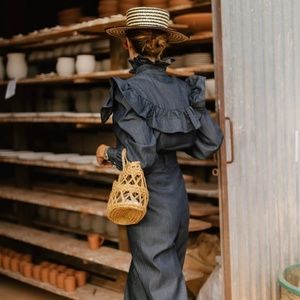 Maria de la Orden Denim Squirrel Shirt